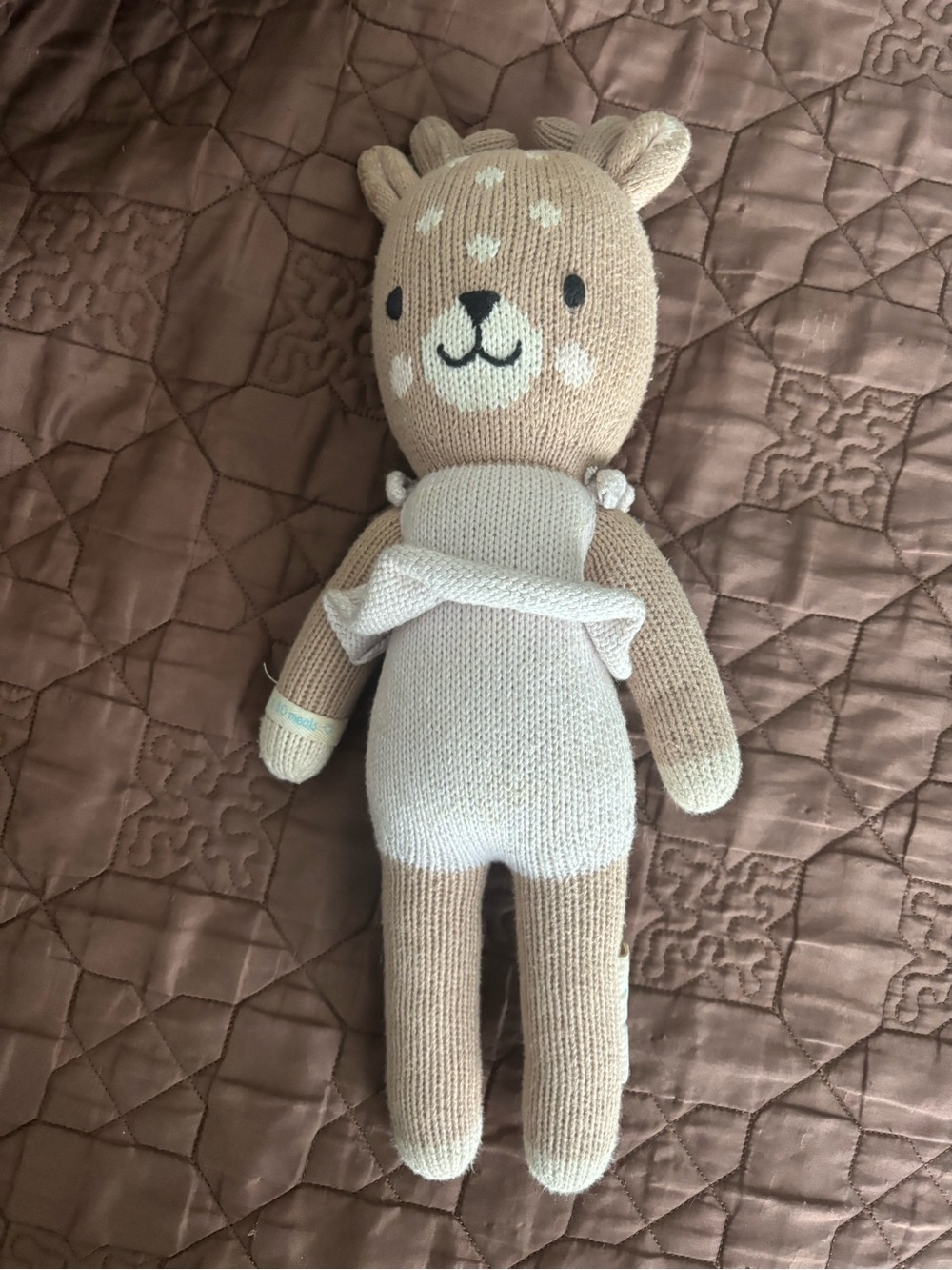 Cuddle and kind little deer